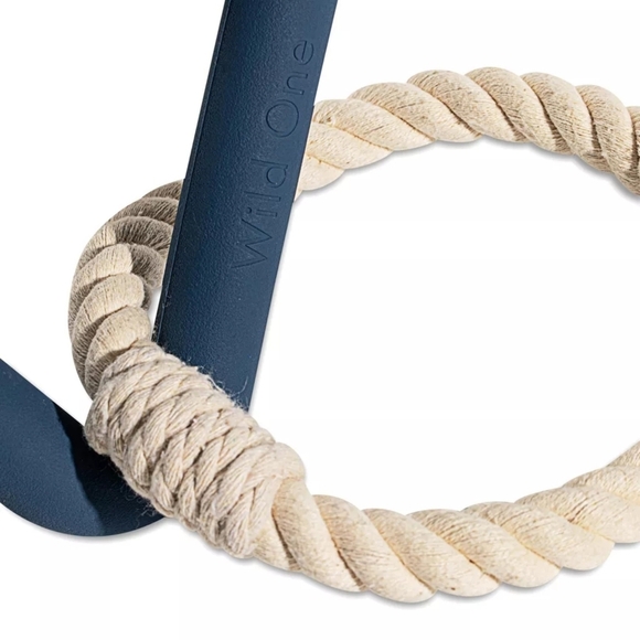 WILD ONE | Triangle Tug Small Dog Toy in Navy - Picture 10 of 10